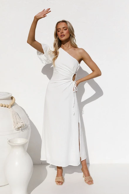 Ingrid Dress WHITE Ingrid Dress WHITE -Mona Shop 0L4A1816 45247.1665631745