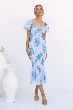 Liz Dress BLUE -Mona Shop 0L4A2178 40796.1665628465