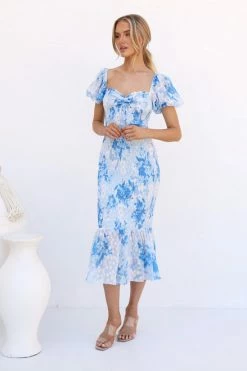 Liz Dress BLUE -Mona Shop 0L4A2183 05595.1665628492