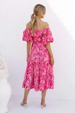 Monette Dress FUCHSIA FLORAL 6 Monette Dress FUCHSIA FLORAL -Mona Shop 0L4A2354 95136.1666150006