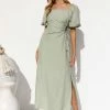 Annette Dress SAGE 2 Annette Dress SAGE -Mona Shop 10L4A1741 71982.1665990704