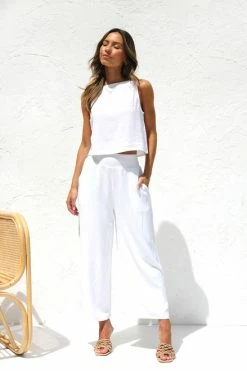 Celine Pants WHITE -Mona Shop 1IMG 0098 68076.1674129963