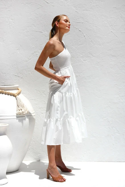 Alexandra Dress WHITE Alexandra Dress WHITE -Mona Shop 1IMG 7355 79151.1668078979