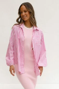 Kristen Shirt PINK -Mona Shop 1 L4A1367 22999.1636017649