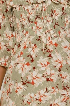 Neve Dress SAGE FLORAL -Mona Shop 1 L4A2093 86018.1651553548