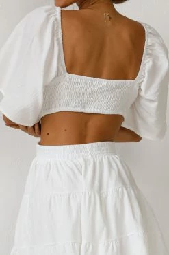 Julina Mini Dress WHITE 9 Julina Mini Dress WHITE -Mona Shop 1 L4A2985 33044.1638267991