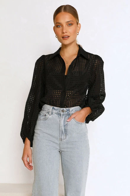 Maliah Top BLACK Maliah Top BLACK -Mona Shop 1 L8A1757 64283.1656986413