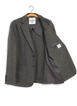 HANSEN GARMENTS CHRIS | Classic Two Button Blazer | Rocks -Mona Shop 22 40 7 chris blazer wool rocks 3