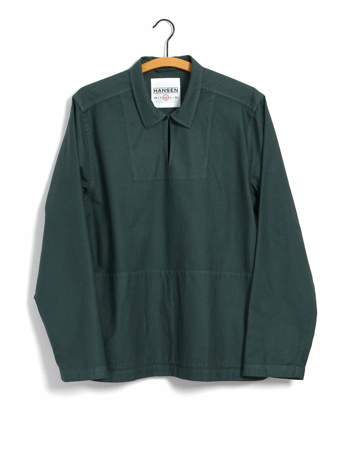 MAGNE | Casual Pull-on Shirt | Petrol HANSEN GARMENTS MAGNE | Casual Pull-on Shirt | Petrol -Mona Shop 25 12 6 magne petrol 1