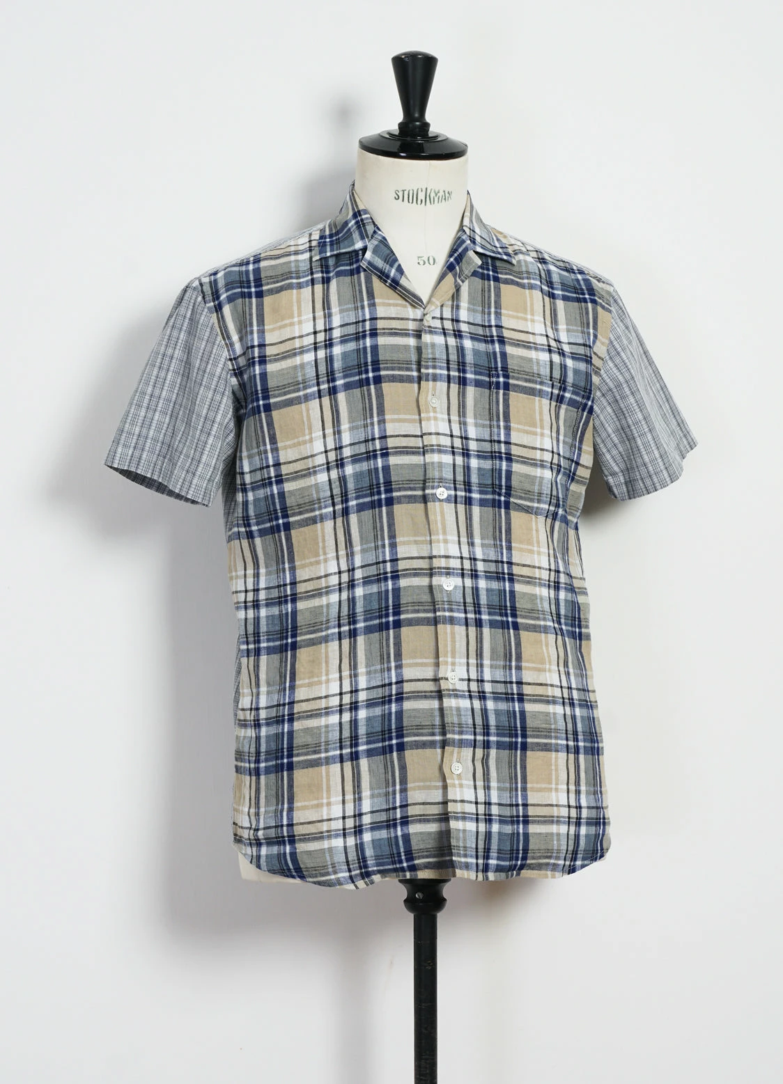 JONNY | Short Sleeve Shirt | Blue Checks HANSEN GARMENTS JONNY | Short Sleeve Shirt | Blue Checks -Mona Shop 25 20 3 jonny blue checks 3