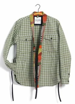 HANSEN GARMENTS REMY | East & West Shirt Jacket | Sashiko Green+ 8 HANSEN GARMENTS REMY | East & West Shirt Jacket | Sashiko Green+ -Mona Shop 25 80 6 remy sashiko green plus 2