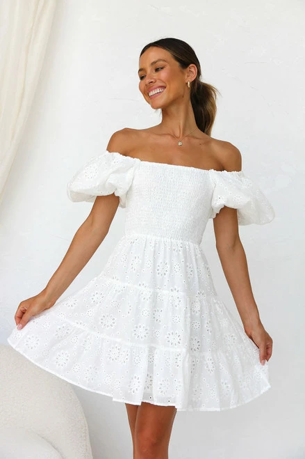 Selina Dress WHITE Selina Dress WHITE -Mona Shop 3IMG 9211 53495.1673491563