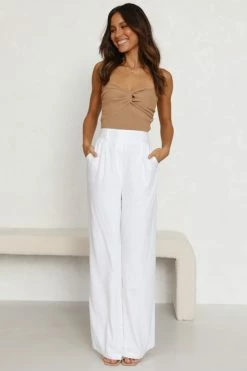 Carlee Pants WHITE -Mona Shop 4L8A2090 21770.1653373748