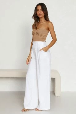 Carlee Pants WHITE -Mona Shop 4L8A2101 84774.1653373759