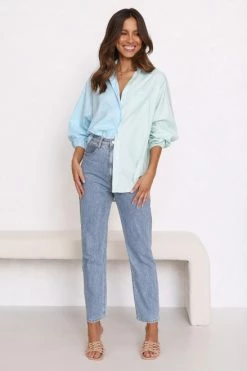 Lira Shirt BLUE -Mona Shop 4L8A2224 15477.1654057907