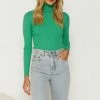 Shiloh Knit Top GREEN -Mona Shop 4 L8A1624 59675.1657604625