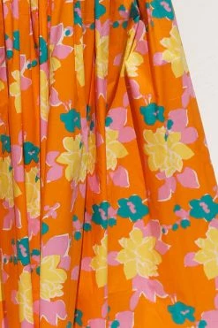 Florencia Skirt ORANGE -Mona Shop 55 L4A2045 04638.1639647647