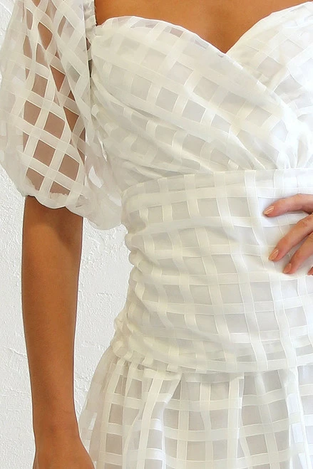 Cassidy Mini Dress WHITE Cassidy Mini Dress WHITE -Mona Shop 5IMG 7891 26555.1668492944