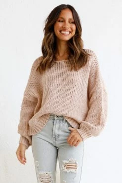 Mona Knit Top SAND