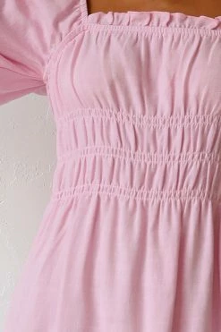 Tori Mini Dress PINK -Mona Shop 5 L4A2754 80750.1639207335