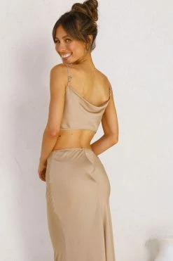 Eisley Midi Dress TAUPE 7 Eisley Midi Dress TAUPE -Mona Shop 5 L4A3929 42693.1629960668