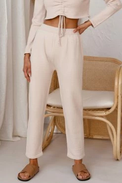 Julian Knit Pants BEIGE -Mona Shop 5 L4A5733 19824.1595075700