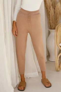 Billie Knit Pants CAMEL