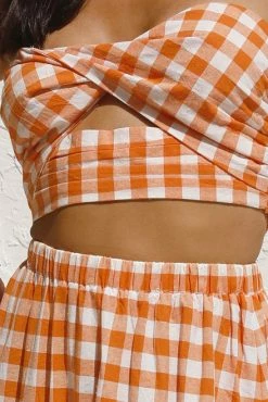 Charlotte Top ORANGE -Mona Shop 5 L4A8498 47689.1632720379