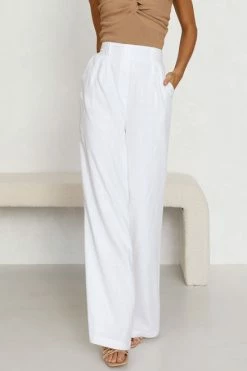 Carlee Pants WHITE -Mona Shop 634L8A2095 69095.1653373690