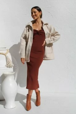 Zoe Dress TAN -Mona Shop 6IMG 1884 95154.1657078687