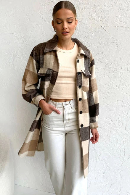 Asher Longline Shacket MOCHA Asher Longline Shacket MOCHA -Mona Shop 6IMG 1999 47385.1655781418