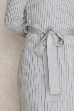 Monroe Midi Dress GREY -Mona Shop 6 L4A8423 70770.1620966047