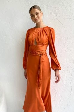 Tatiana Dress ORANGE 7 Tatiana Dress ORANGE -Mona Shop 8IMG 2192 1 38253.1655784411