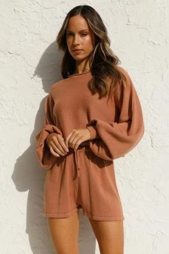 Edie Shorts RUST -Mona Shop 8 L4A7667 46118.1627297641