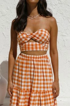 Charlotte Top ORANGE -Mona Shop 8 L4A8484 88019.1632720382