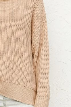 Hayden Knit Top BEIGE -Mona Shop 8 51131.1624425604