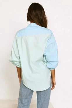 Lira Shirt BLUE -Mona Shop 94L8A2234 36853.1654057912