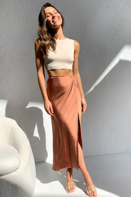 Monaita Skirt RUST Monaita Skirt RUST -Mona Shop 995IMG 8675 73030.1655275955