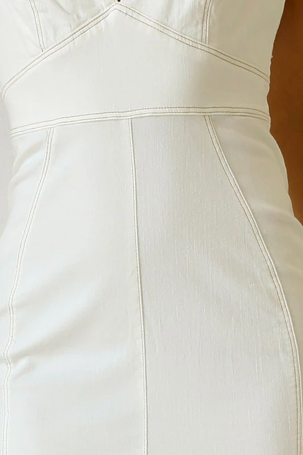 Adrian Dress WHITE DENIM Adrian Dress WHITE DENIM -Mona Shop 99 L4A2649 19688.1639647546