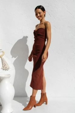 Zoe Dress TAN -Mona Shop 9IMG 1909 85502.1657078702