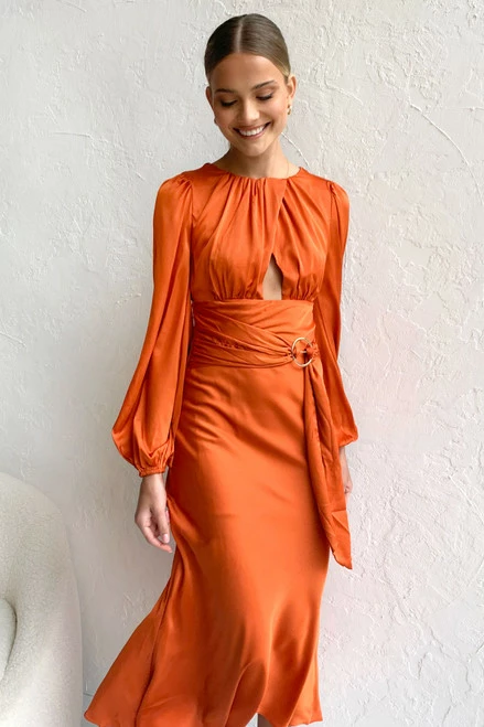 Tatiana Dress ORANGE Tatiana Dress ORANGE -Mona Shop 9IMG 2150 1 18419.1655784492