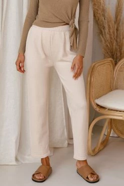 Julian Knit Pants BEIGE -Mona Shop 9 L4A5761 74455.1595075689