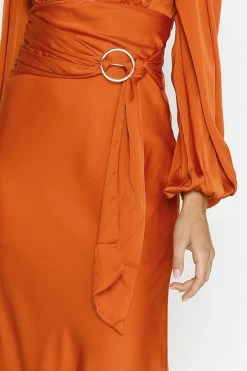 Tatiana Dress ORANGE 8 Tatiana Dress ORANGE -Mona Shop 9 L8A1894 78440.1655784441