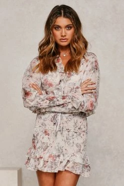 Dreamz Skirt CREAM FLORAL 16 Dreamz Skirt CREAM FLORAL -Mona Shop H6A7068 1 14409.1570086300