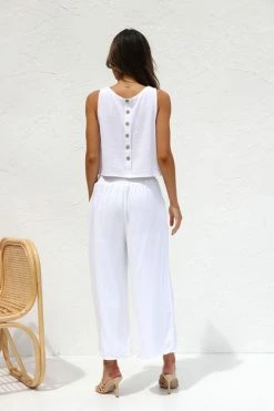 Celine Pants WHITE -Mona Shop IMG 0110 61516.1674129959