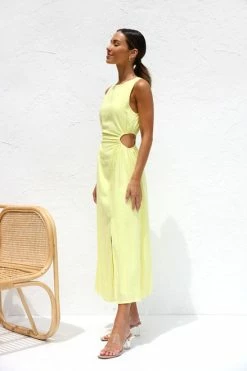 Lucinda Dress CITRON -Mona Shop IMG 0196 98806.1675310095