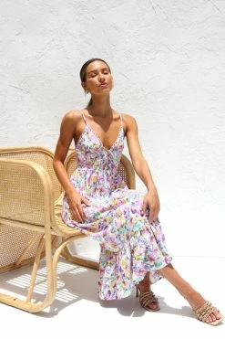 Ellie Dress PURPLE MULTI -Mona Shop IMG 0573 42858.1675940696