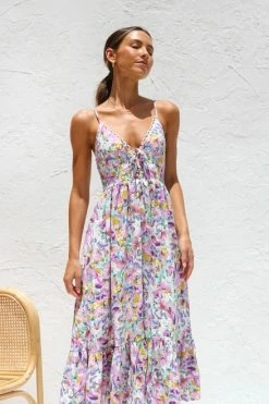 Ellie Dress PURPLE MULTI -Mona Shop IMG 0583 18700.1675909843