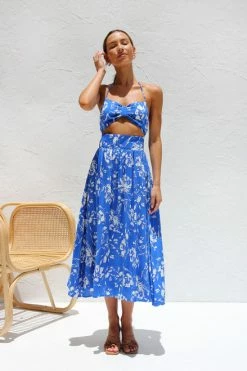 Ella Dress BLUE FLORAL -Mona Shop IMG 0594 79814.1675909868