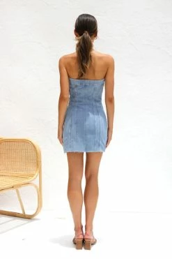 Catherine Denim Dress -Mona Shop IMG 0699 56469.1676428312